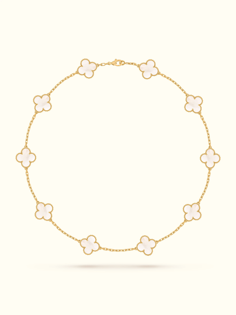 10 Motif Clover Nyaklánc