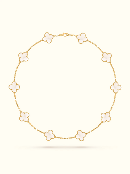 10 Motif Clover Nyaklánc