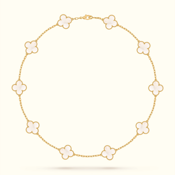 10 Motif Clover Nyaklánc