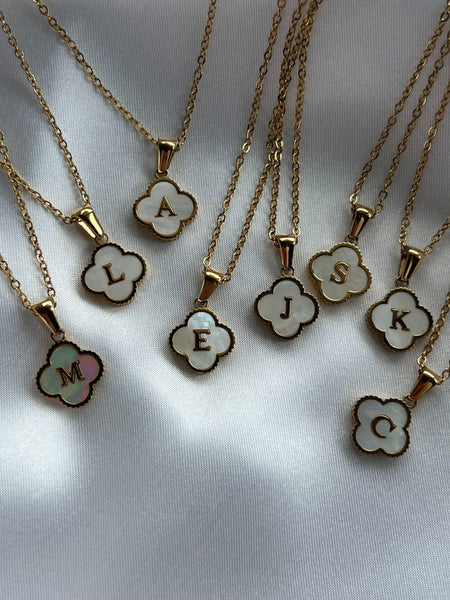 Clover Initial nyaklánc