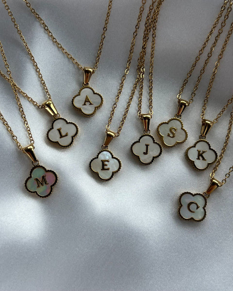 Clover Initial nyaklánc