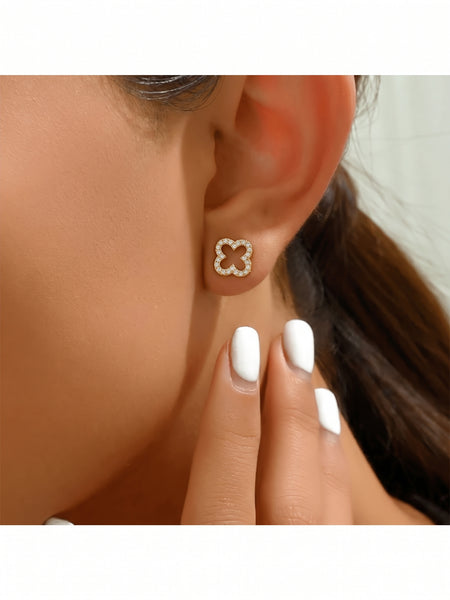 Luxe Clover Fülbevaló