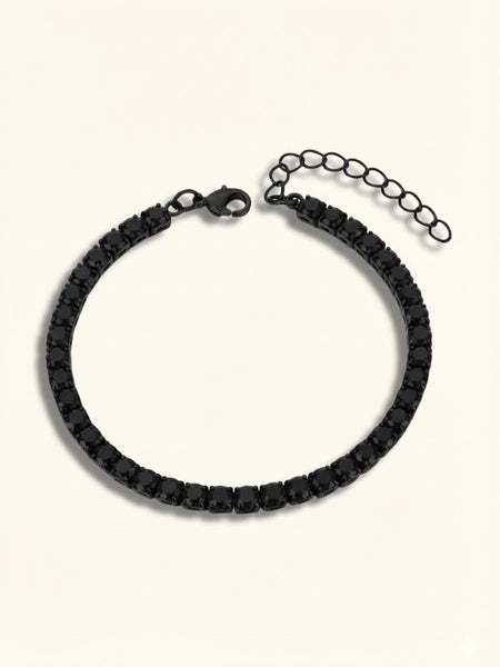 Fekete Tennis Karkötő