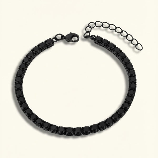 Fekete Tennis Karkötő